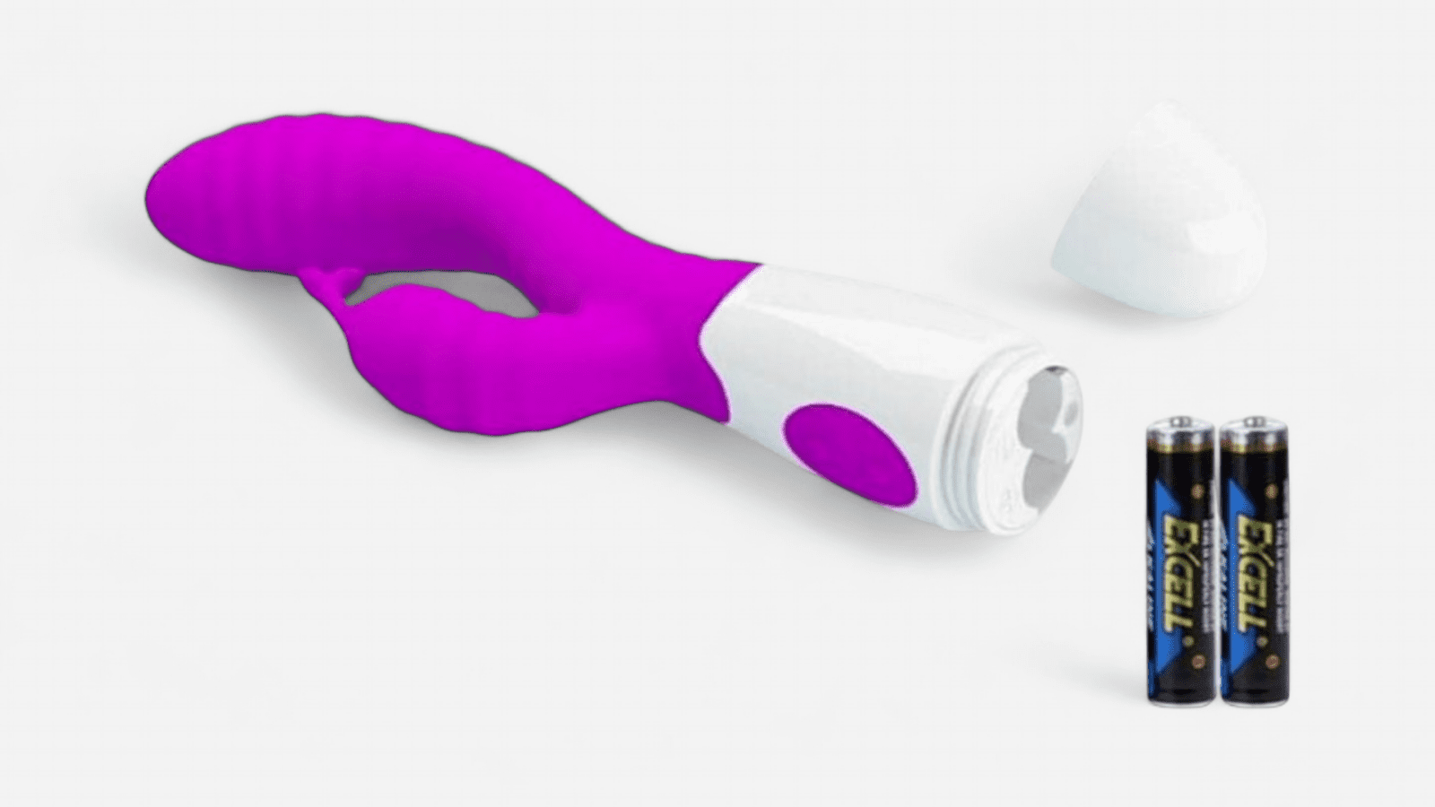 HU: Hyman Magenta vibrátor elemtartóval, 1 x AAA elemmel működő kialakítással és levehető kupakkal EN: Hyman Magenta vibrator with battery compartment, 1 x AAA battery powered design and removable cap
