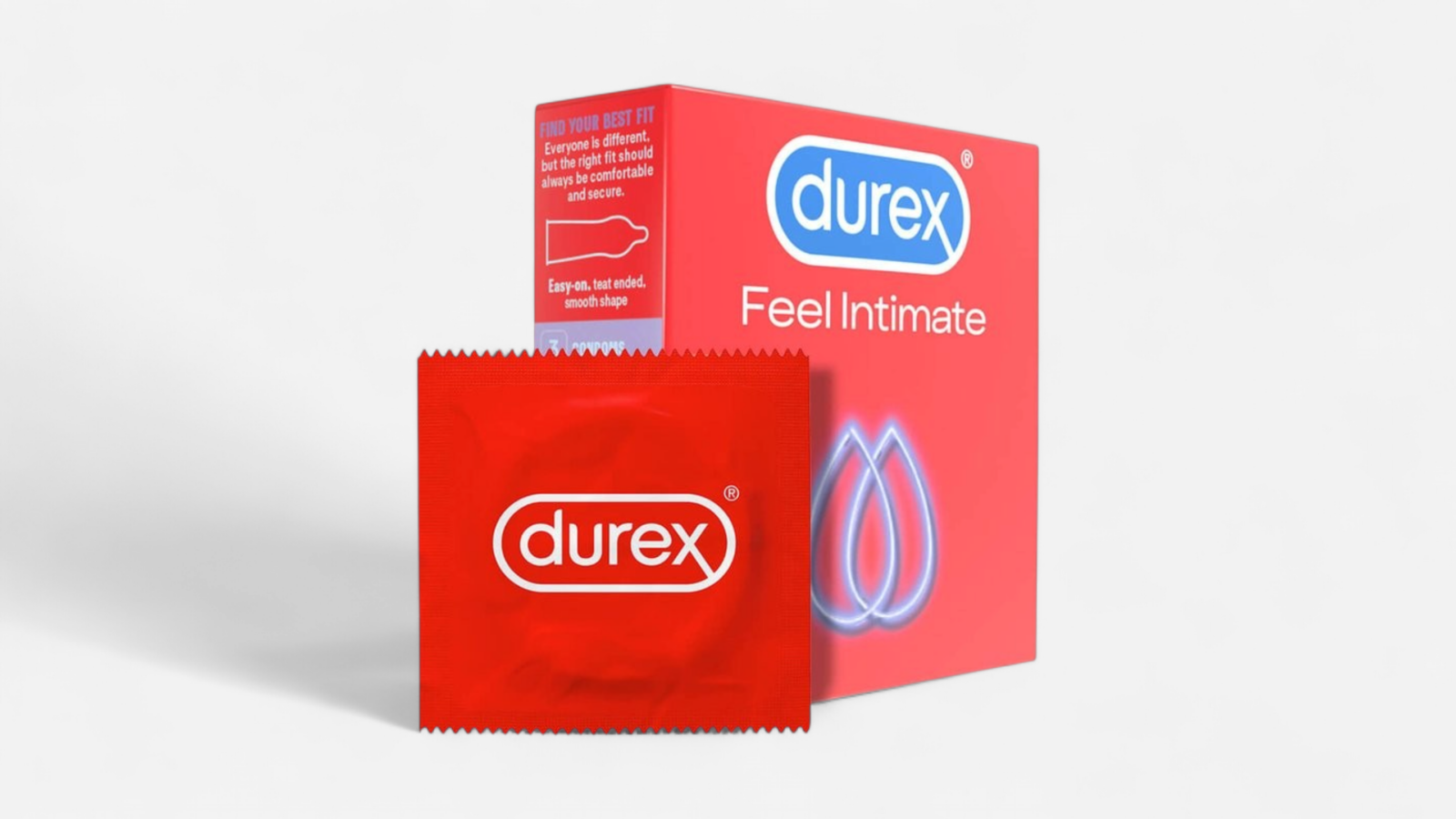 Durex Feel Intimate - Vékonyfalú Óvszer (3DB)