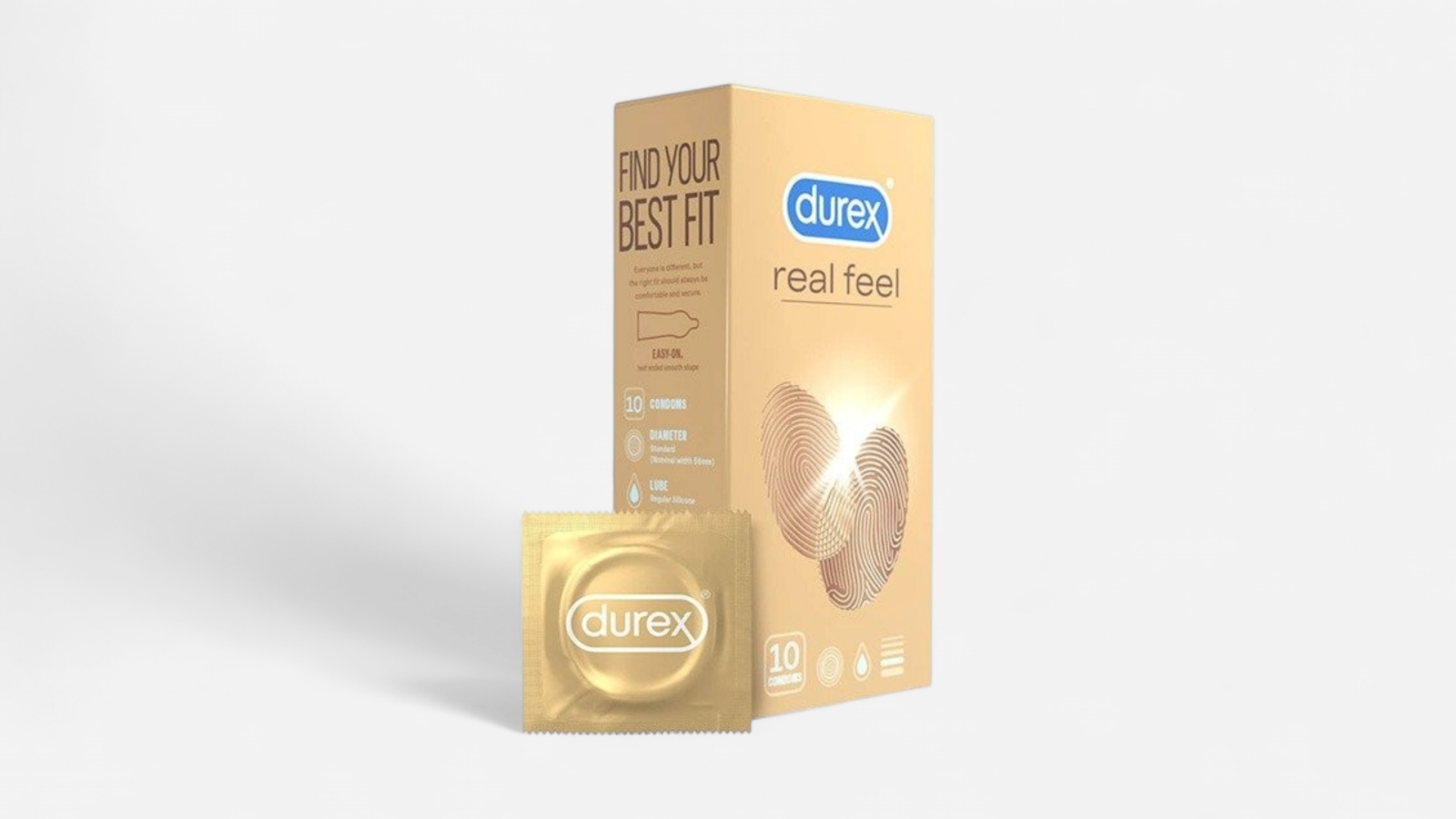 Durex Real Feel - Latexmentes Óvszer (10DB)