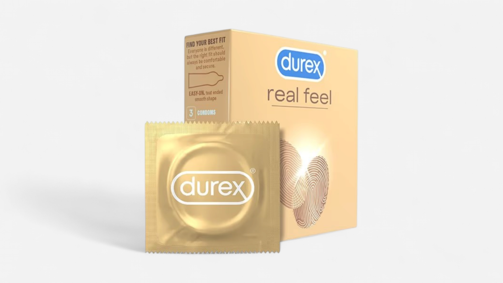 Durex Real Feel - Latexmentes Óvszer (3DB)
