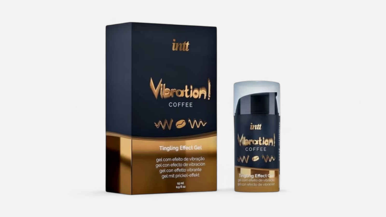 Vibration Coffee Airless Bottle 15ML