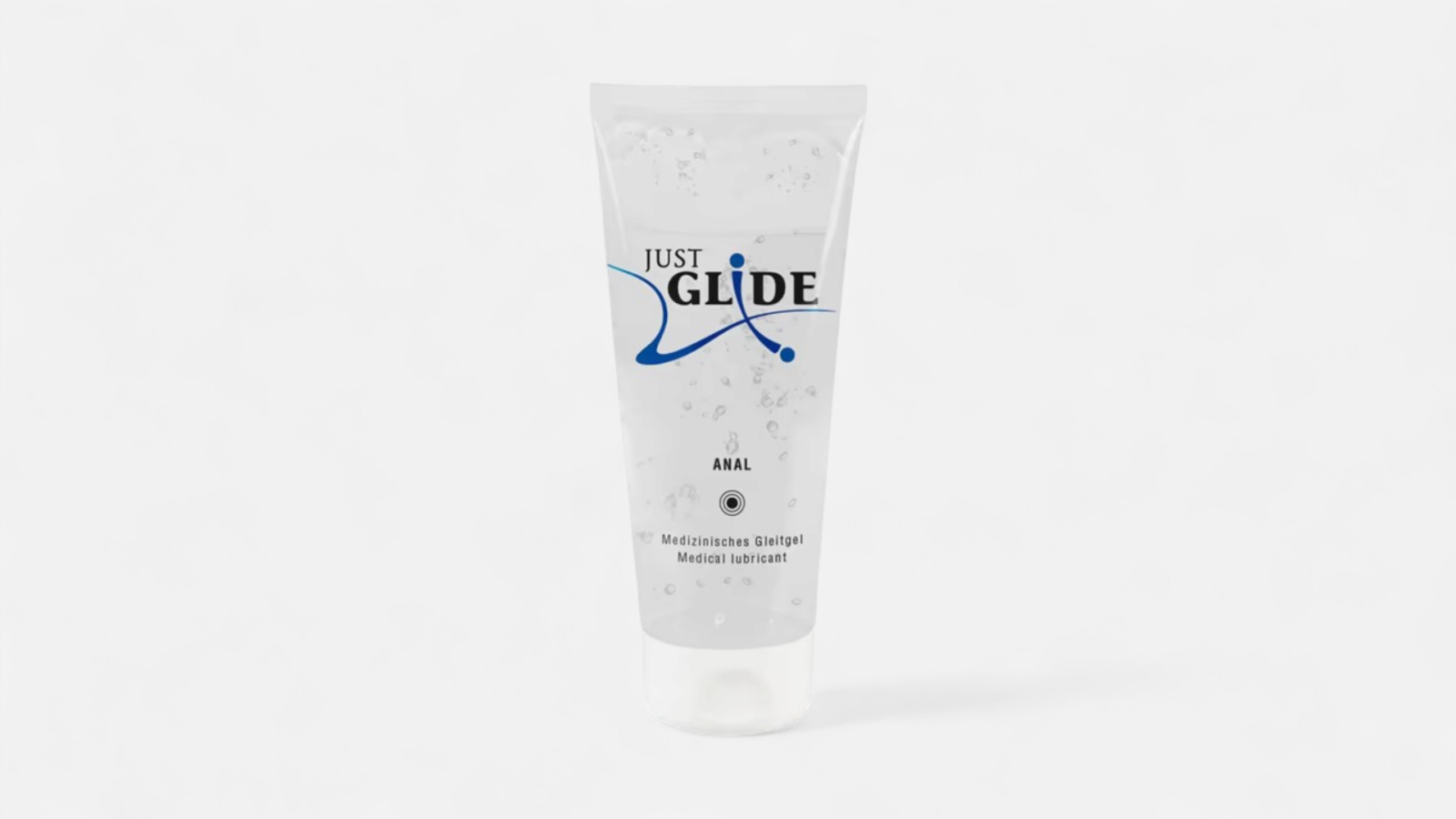 HU: Just Glide Anál 200 ml vízbázisú síkosító tubus EN: Just Glide Anal 200 ml water-based lubricant tube