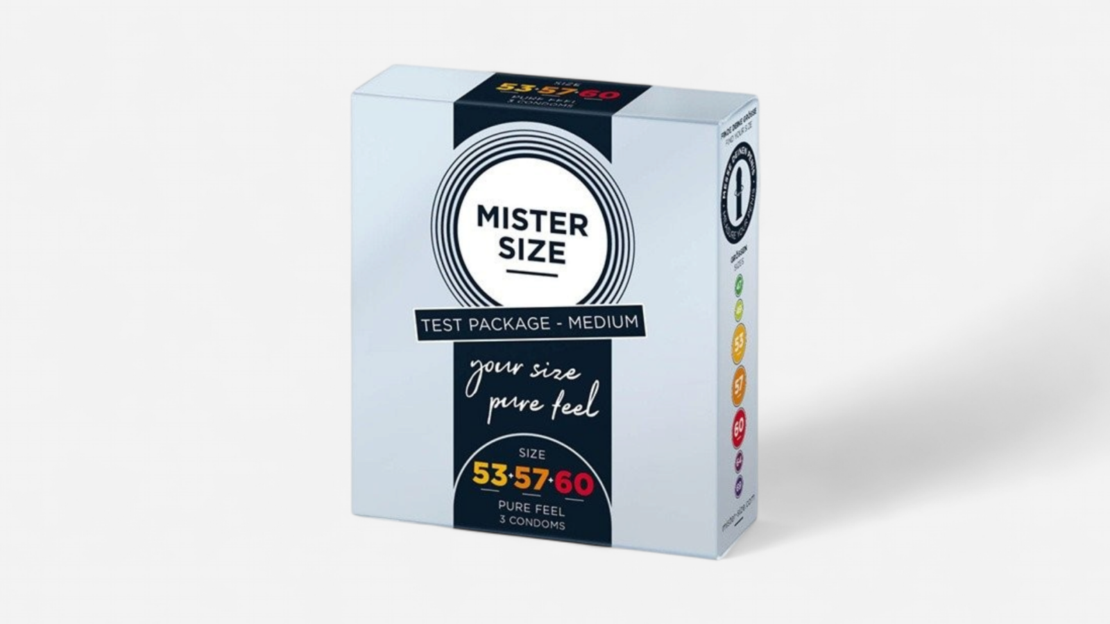 Mister Size - 53 -57-60 mm Óvszer 3 DB