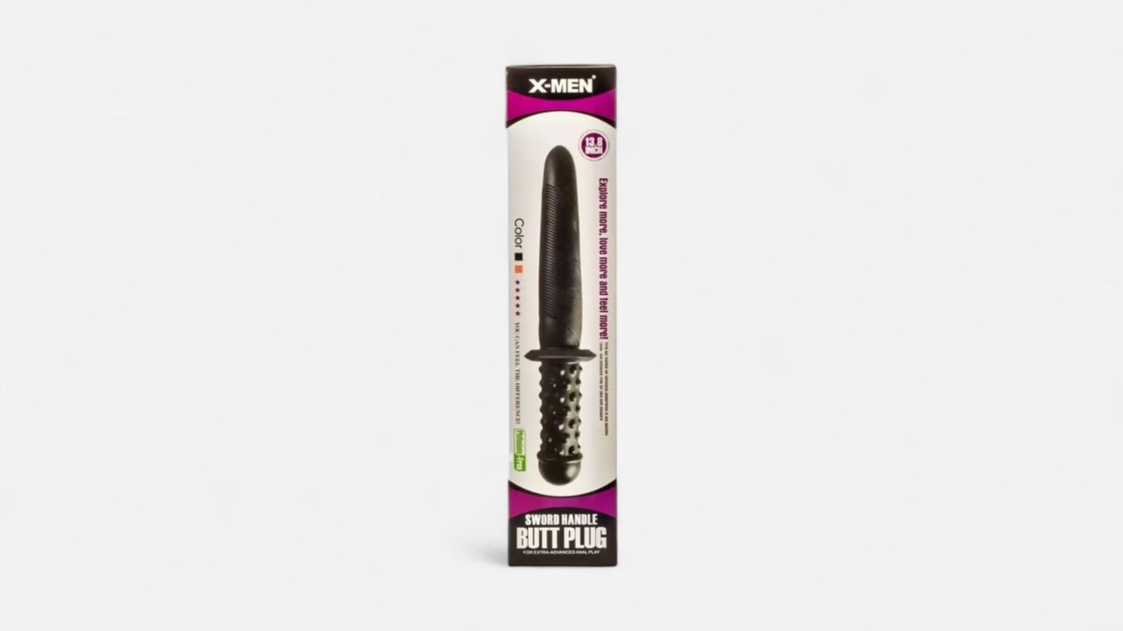 13.8" Sword Handle Butt Plug – A kard, amit nem a kezedbe szántak, hanem jóval lejjebb