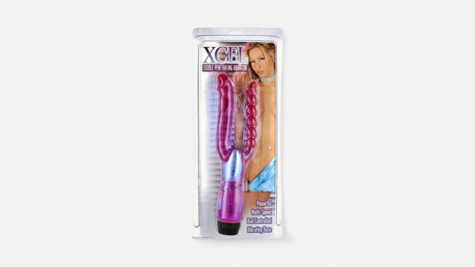 Xcel Double Penetrating Vibrator Purple
