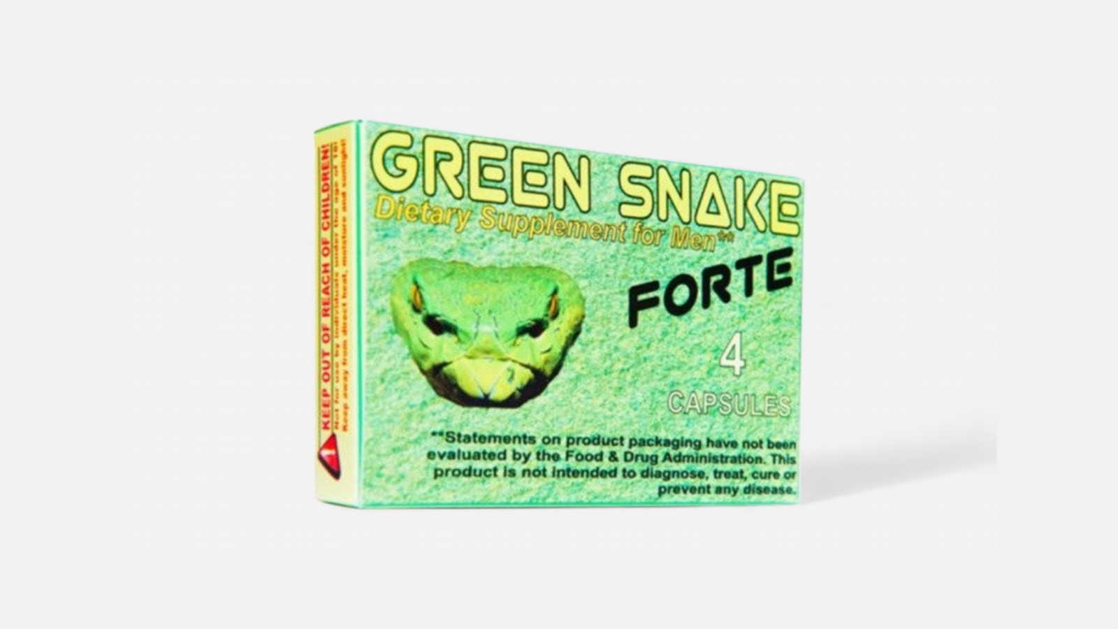 Green Snake First potencianövelő -  4 db. kapszula/ doboz