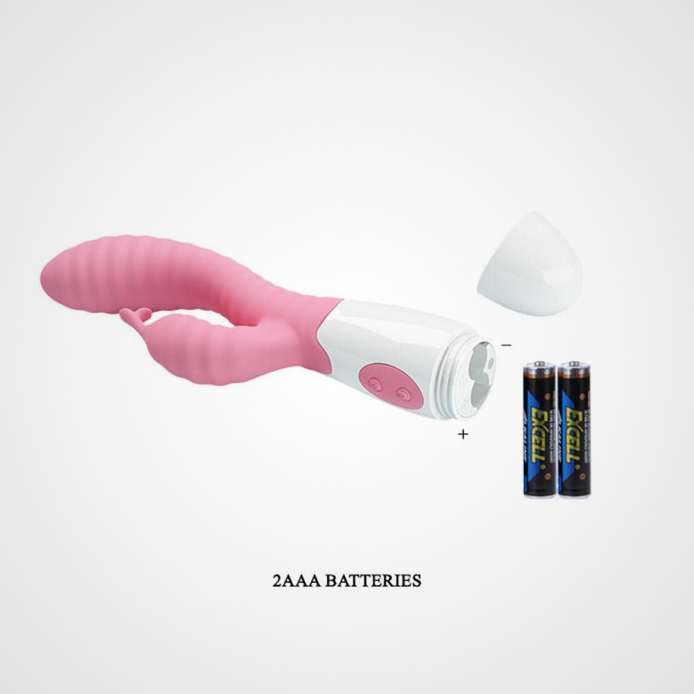 HU: Hyman Rózsaszín vibrátor elemtartóval, 1 x AAA elemmel működő kialakítással és levehető kupakkal EN: Hyman Pink vibrator with battery compartment, 1 x AAA battery powered design and removable cap
