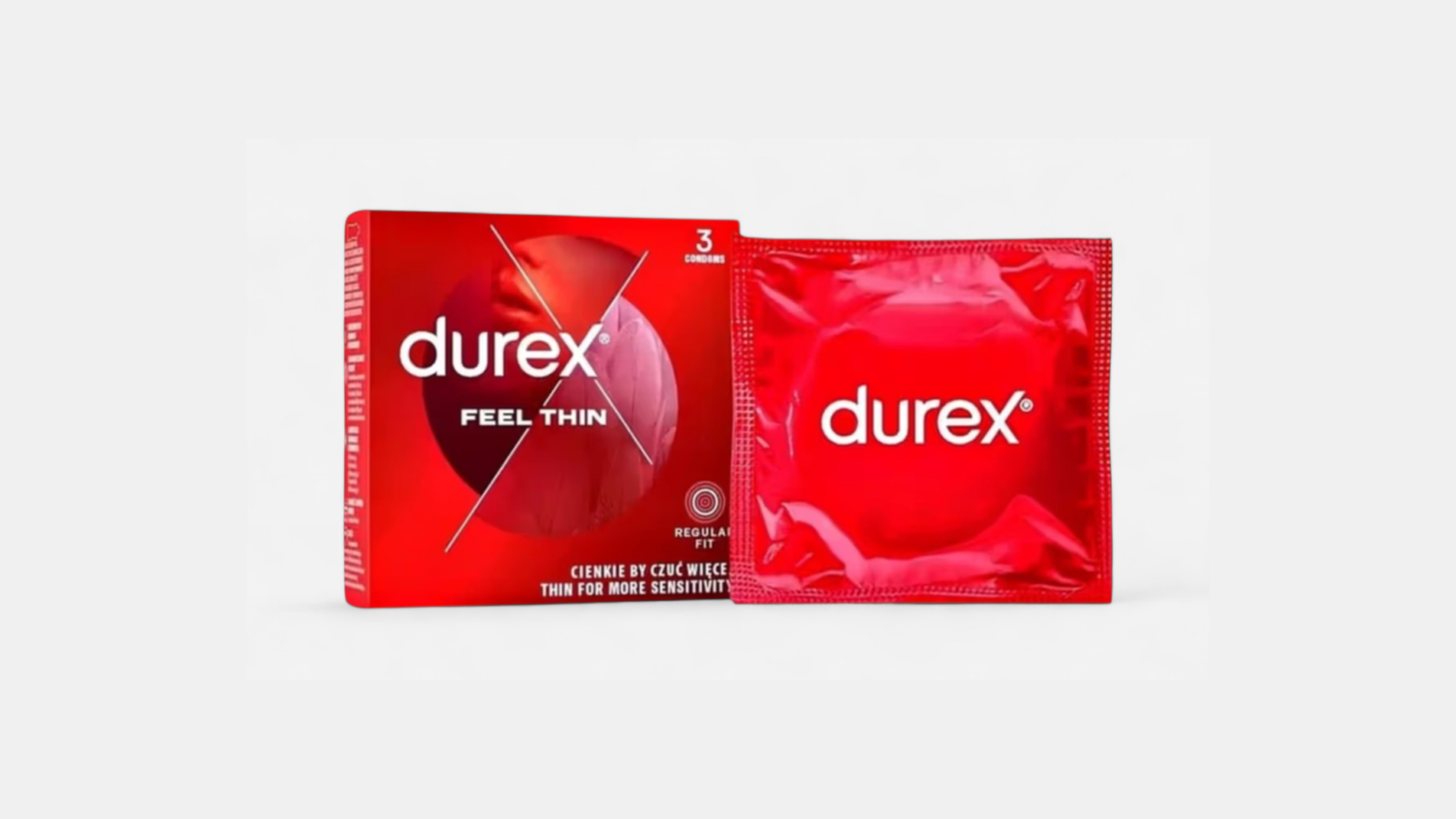 Durex Feel Thin - élethű érzés óvszer (3db).