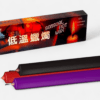 Fire Sticks alacsony hőmérsékletű viaszgyertya szett piros, lila és fekete gyertyákkal, érzéki BDSM játékokhoz. EN: Fire Sticks low temperature wax candle set with red, purple and black candles for sensual BDSM play.