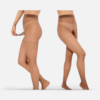 HU: Áttetsző testszínű férfi harisnya anatómiai pénisztokkal és nyitott végű kialakítással EN: Sheer nude men’s pantyhose with anatomical penis sleeve and open-ended design