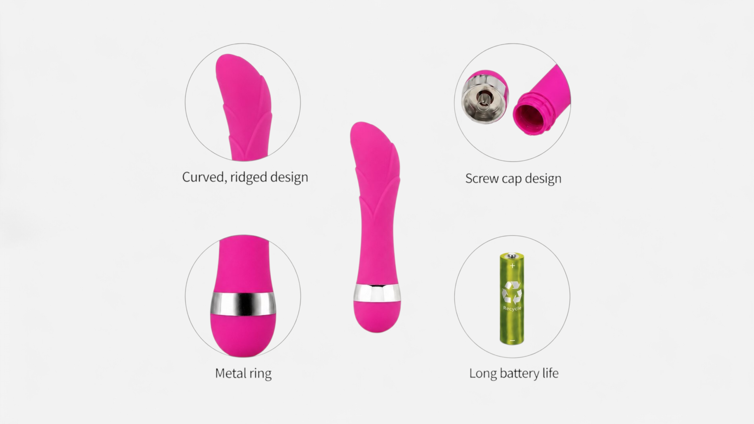 đ Nina Mini VibrĂĄtor - Ă a rĂłzsaszĂn zseb-rakĂ©ta, ami az ĂĄgykeretet bĂŒnteti â 4 kĂ©p