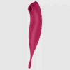 HU: KörhintakirĂĄlynĆ Satisfyer Twirling Pro okos csiklĂłizgatĂł forgĂł termĂ©knĂ©zete szĂŒrke hĂĄttĂ©ren EN: KörhintakirĂĄlynĆ Satisfyer Twirling Pro smart clitoral stimulator rotating product view on a grey background