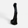 HU: Éjféli Mén fényes fekete ló dildó tapadókorongos talppal EN: Midnight Stallion glossy black horse dildo with suction-cup base
