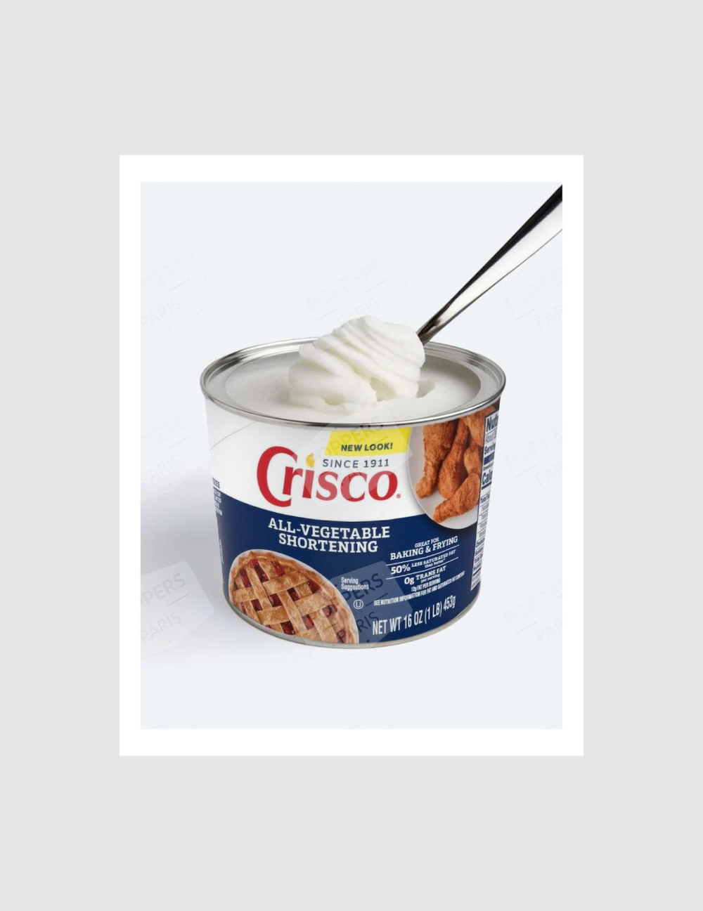 HU: Crisco fistinghez â kanĂĄllal kiemelt fehĂ©r növĂ©nyi zsiradĂ©k a 453 g-os nyitott Crisco dobozbĂłl EN: Crisco for fisting â white vegetable shortening scooped from an open 453 g Crisco can